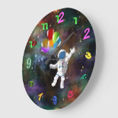 Horloge murale de l'astronaute (Angle)