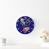 Horloge murale de l'astronaute chien mignon (Maison)
