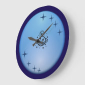 Horloge murale de l'astronaute de l'espace mignon  (Angle)