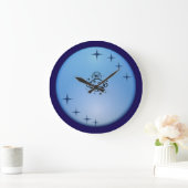 Horloge murale de l'astronaute de l'espace mignon  (Maison)