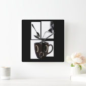 Horloge murale de l'auteur de café (Maison)