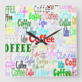 Horloge murale de l'auteur de café (Recto)