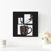 Horloge murale de l'auteur de café (Maison)