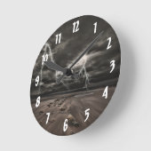 Horloge murale de l'éclair (Angle)