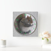 Horloge murale de l'écureuil (Maison)