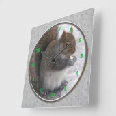 Horloge murale de l'écureuil (Angle)