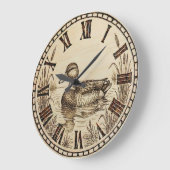 Horloge murale de l'étang aux canards (Angle)
