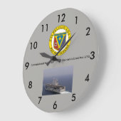 Horloge murale de LHA-5 USS Peleliu (Angle)