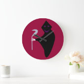 Horloge murale de l'Halloween faucheuse (Maison)