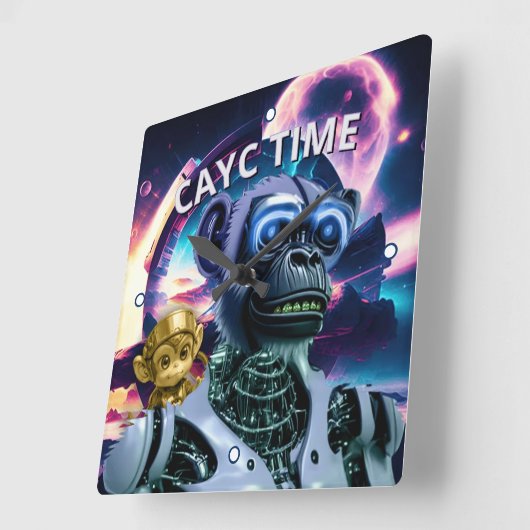 Horloge murale de l'heure CAYC (Angle)