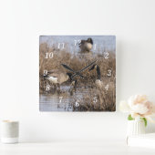 Horloge murale de l'heure des collations d'oies ca (Maison)