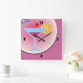 Horloge murale de l'heure du cocktail de nuit (Maison)