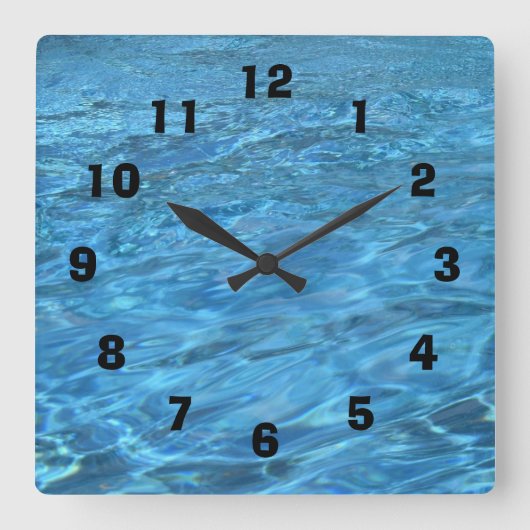 Horloge murale de l'heure du pool (Recto)