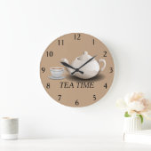 Horloge murale de l'heure du thé (Maison)