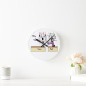 Horloge murale de l'Humour de contrainte du bureau (Maison)