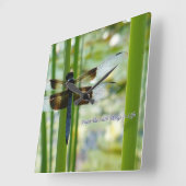 Horloge murale de libellules (Angle)