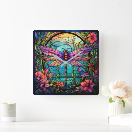 Horloge murale de libellules (Maison)