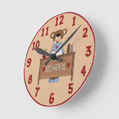 Horloge murale de l'ours (Angle)