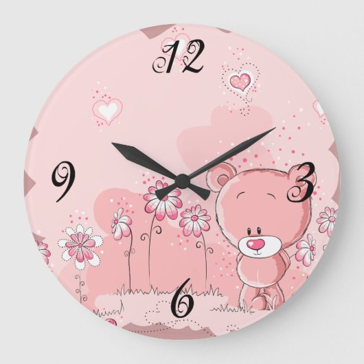 Horloge murale de l'ours lunaire (Recto)