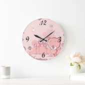 Horloge murale de l'ours lunaire (Maison)