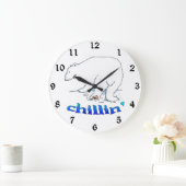 Horloge murale de l'ours polaire (Maison)