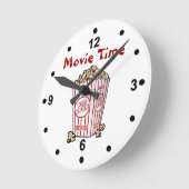 Horloge murale de maïs éclaté de film (Angle)