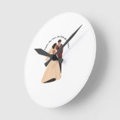 Horloge murale de mariage (Angle)