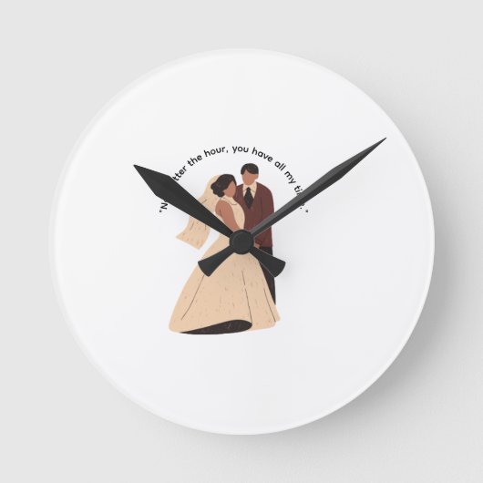 Horloge murale de mariage (Recto)