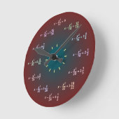 Horloge murale de maths (AM-PM) (Angle)