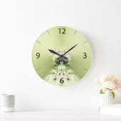 Horloge murale de méditation verte (Maison)