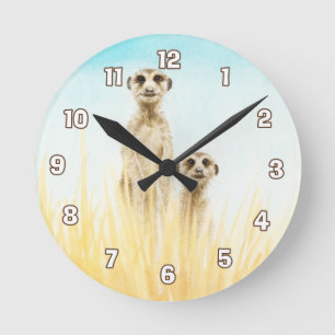 Horloge murale de Meerkat