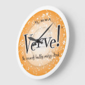 Horloge murale de meneur d'équipe de verve (Angle)