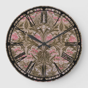 Horloge murale de motif de William Morris