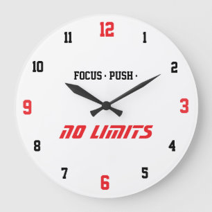 Horloge murale de motivation pour la forme physiqu