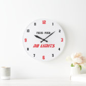 Horloge murale de motivation pour la forme physiqu (Maison)