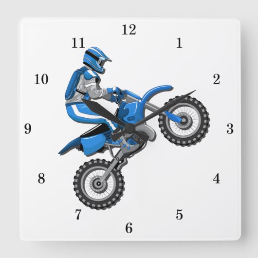 Horloge murale de moto très amusant (Recto)