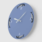 Horloge murale de Narwhal (Angle)