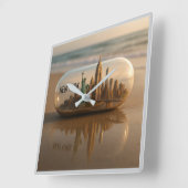 Horloge murale de New York (Angle)