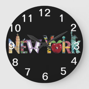 horloge murale de New York