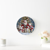 Horloge murale de Noël (Maison)
