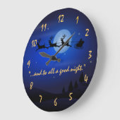 Horloge murale de Noël du Père Noël (Angle)