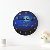 Horloge murale de Noël du Père Noël (Maison)