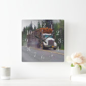 Horloge murale de notation blanche de chauffeurs (Maison)