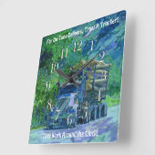 Horloge murale de notation de camion de région (Angle)