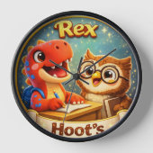 Horloge murale de nurserie éducative (Recto)