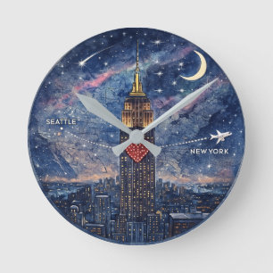 Horloge murale de NYC à Seattle
