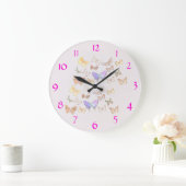 Horloge murale de papillon (Maison)