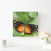 Horloge murale de papillon long tigre (Maison)