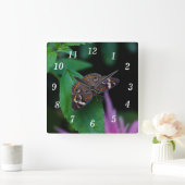 Horloge murale de papillon tacheté (Maison)
