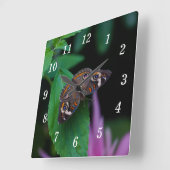 Horloge murale de papillon tacheté (Angle)
